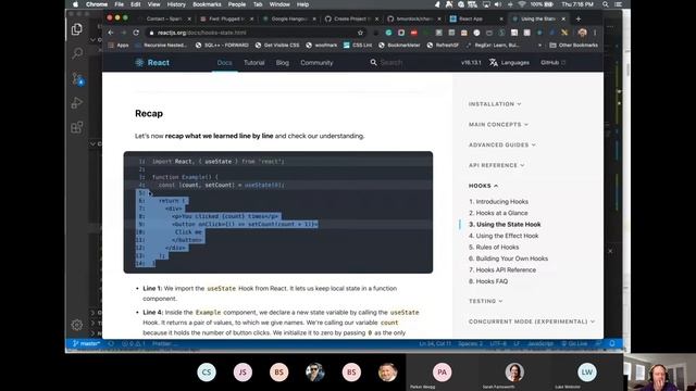 React Hooks смотреть онлайн