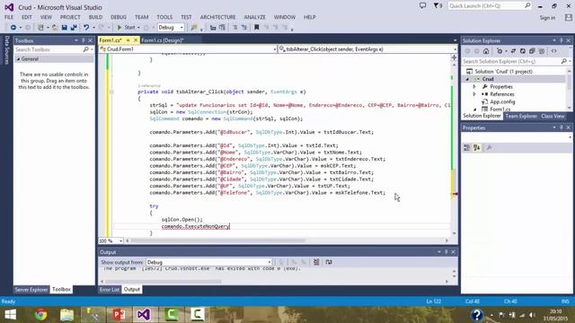 CRUD Básico - Windows Forms - C# e SQL Server - Parte 4 смотреть онлайн