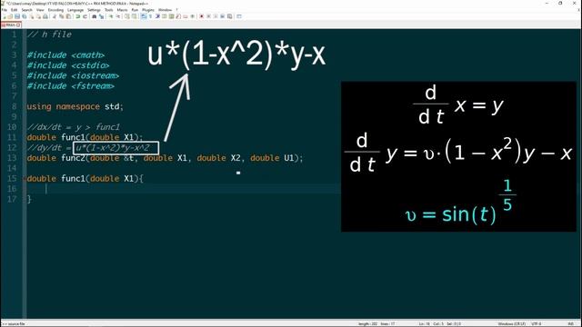 C++ Tutorial | Numerical Methods | Runge Kutta 4th Order - Solving Nonlinear Equations смотреть онлайн