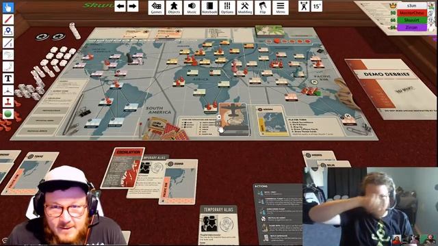 Can we save the day?! | Pandemic Legacy: Season 0 | Tabletop Simulator Play Through смотреть онлайн