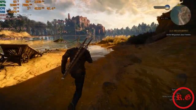 The Witcher 3 Next gen update Max settings Test on RTX 3070 Laptop смотреть онлайн