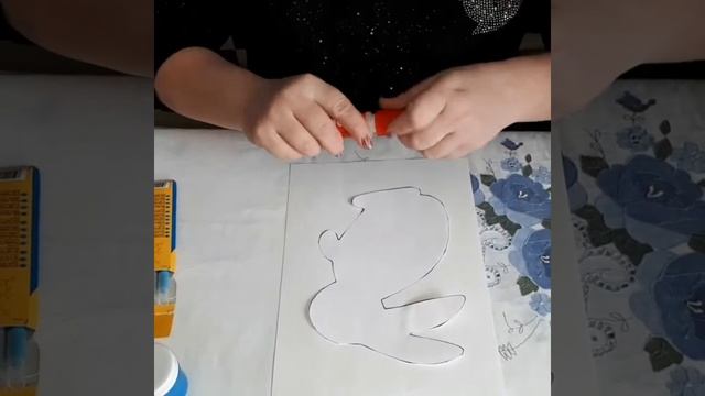 Рисуем зайку пальчиками смотреть онлайн