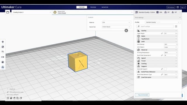 Model File to 3d Print - A Beginners Guide to Using Cura (3d Printer Slicer Software) смотреть онлайн