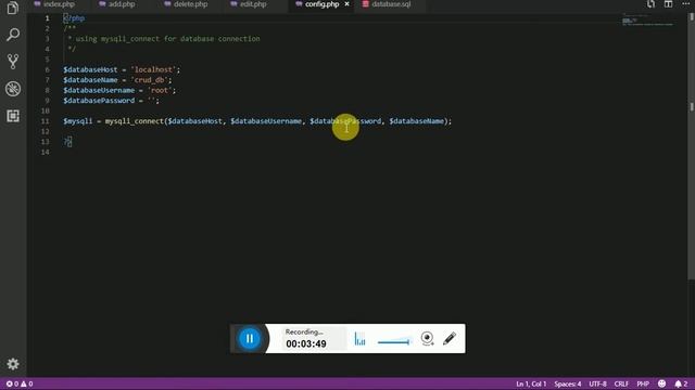 PHP CRUD Tutorial with MySQLi (Create, Read, Update, Delete) with Code смотреть онлайн