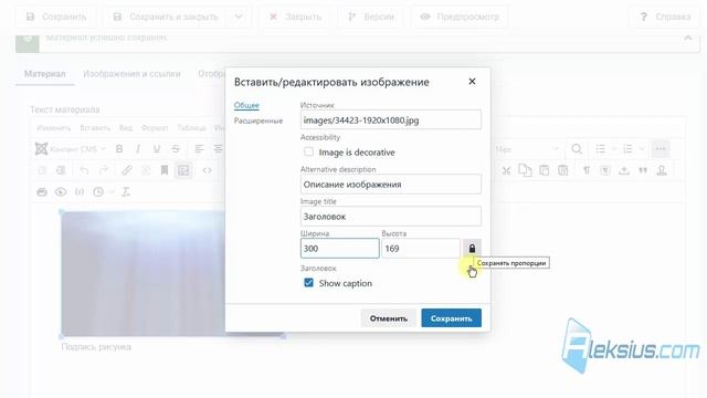 Урок по TinyMCE. Визуальный текстовый редактор Joomla 4 смотреть онлайн