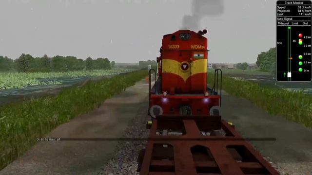 Python Goods Train Departure From Tuticorin Port In Indian Train Simulator | Msts In Open Rails смотреть онлайн