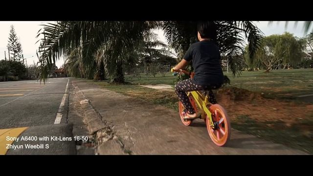 Sony A6400 + kit lens with Zhiyun Weebill S смотреть онлайн