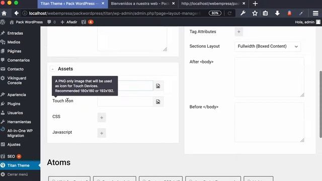 Packs WordPress con Framework Gantry 5: Configuración de Página смотреть онлайн
