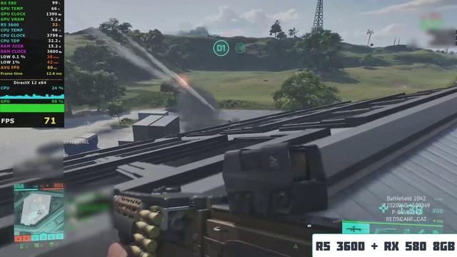 Battlefield 2042 - RX 580 Gameplay | Ryzen 5 3600 1080p смотреть онлайн