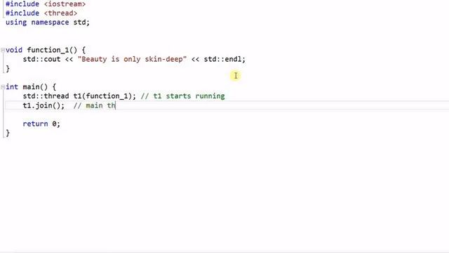 C++ Threading basic introduction смотреть онлайн