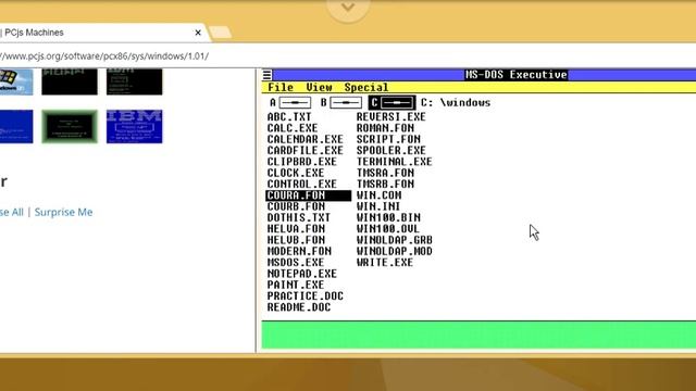 How to run Windows 1.01 on any web browser using Pcjs.org смотреть онлайн