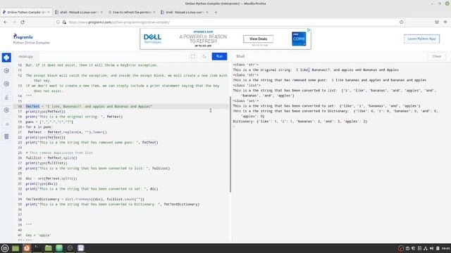 Python-Word Count Sample - Method Five- exception handling - how to Increment Dictionary Value смотреть онлайн