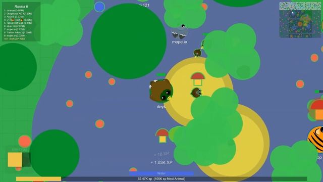 ЭВОЛЮЦИЯ УТКИ В Mope.io/ троллинг) смотреть онлайн