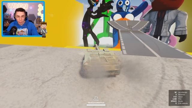 SAMOCHODY VS BLUE, ORANGE, GREEN, RED Z RAINBOW FRIENDS w TEARDOWN! смотреть онлайн