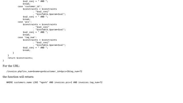 Code Review: Build SQL query criteria from form input смотреть онлайн