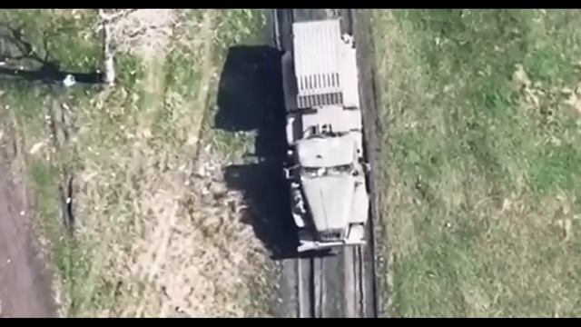 Extremely Accurate Drone Drop on a BM-21 Grad смотреть онлайн