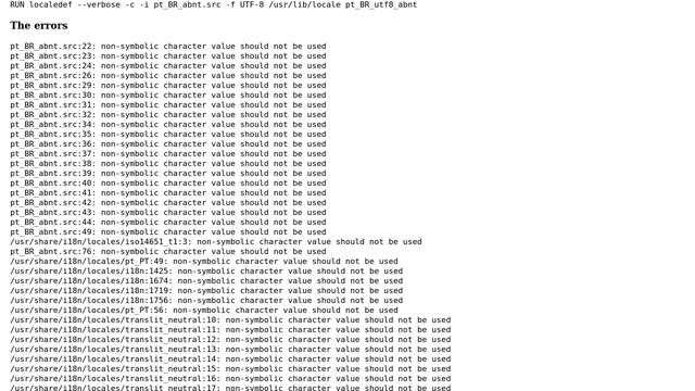 Unix & Linux: Docker CentOS7 image and locale compilation problems смотреть онлайн