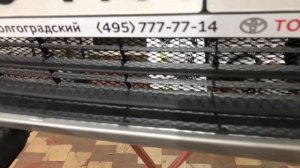 Toyota RAV4, установка тюнинг сетки в бампер и решетку радиатора. Защита от «сюрприза» на дорогах