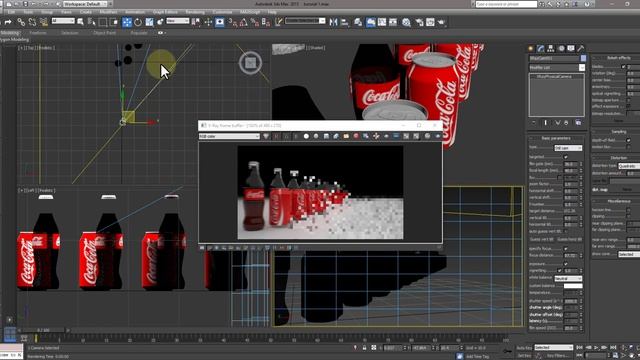 3Ds Max/Vray Tutorial | Vray Bokeh effect | Physical Camera DOF Depth Of Field | Vray 3, 3ds max 15 смотреть онлайн