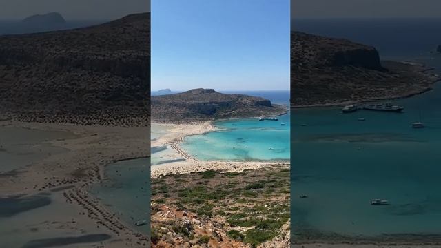 Balos Beach worth the hike! смотреть онлайн