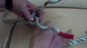 Замок для сплетения гаши. 3х прядный канат. Eye Splice In 3 Strand Rope. ロープのハッシュを作る
