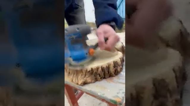 Полировка и шлифовка слэба шелковицы. #Слэб #сервировочнаядоска