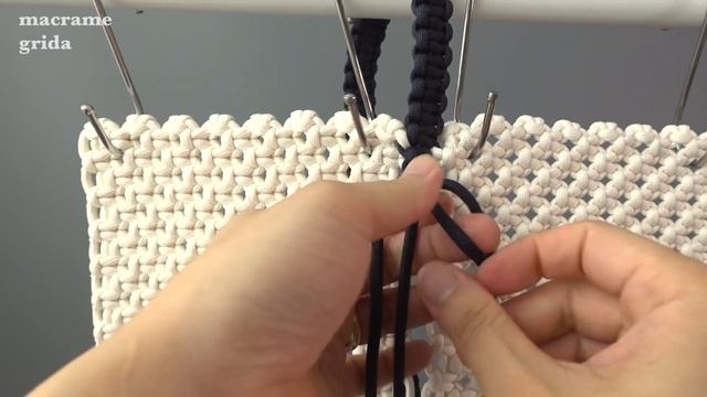 [Eng sub]Macrame Bag A to Z - chapter 12 Cube bucket bag / 마크라메 큐브버킷백 만들기 смотреть онлайн
