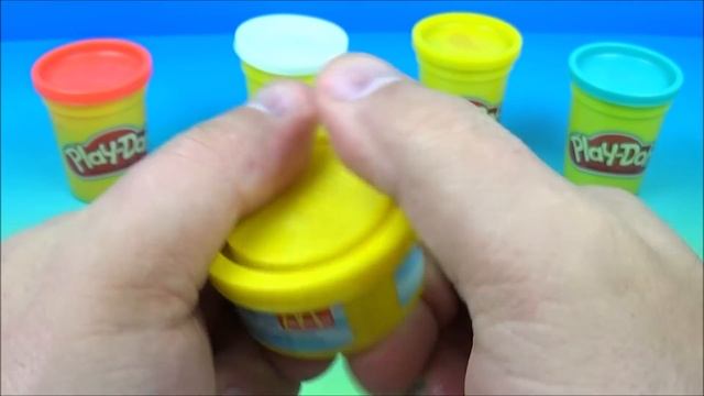 2005 McDONALD-LAND FUN DOH PLAY SET OF 4 McDONALDS HAPPY MEAL FULL COLLECTION VIDEO REVIEW