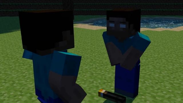 Steve VS Herobrine - Easy (minecraft animation) смотреть онлайн