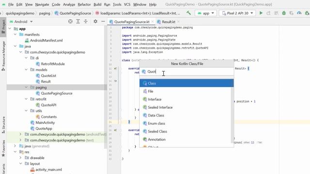 Paging 3 Android | Jetpack Architecture Components | CheezyCode смотреть онлайн