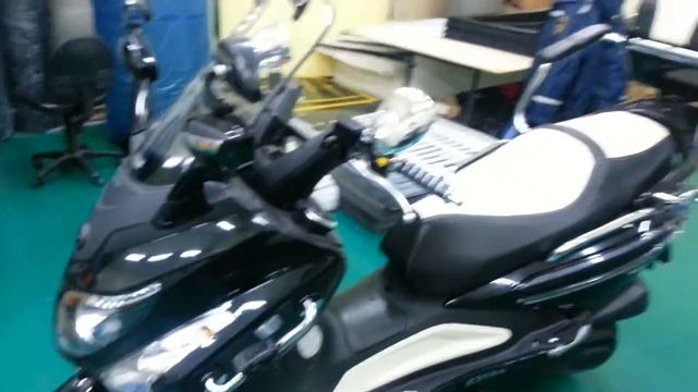 Sym 300i Gts немного переделал