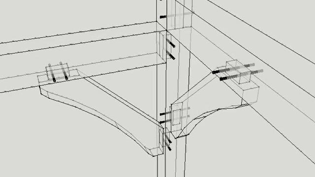 Узлы деревянного каркаса без гвоздей.avi смотреть онлайн