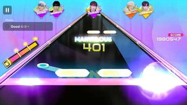 [Rhythm Hive Super Hard stage] Cat & Dog - TXT | 5x Perfect Hits | first try смотреть онлайн