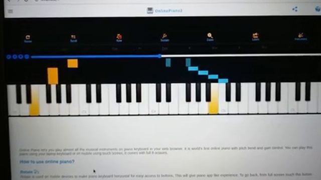 Online Piano - Play and learn piano in web browser смотреть онлайн