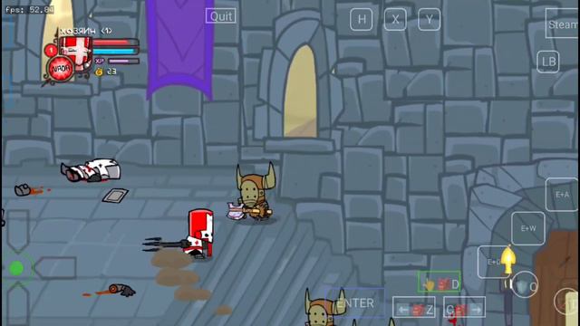 Castle Crashers on Android work multiplayer смотреть онлайн