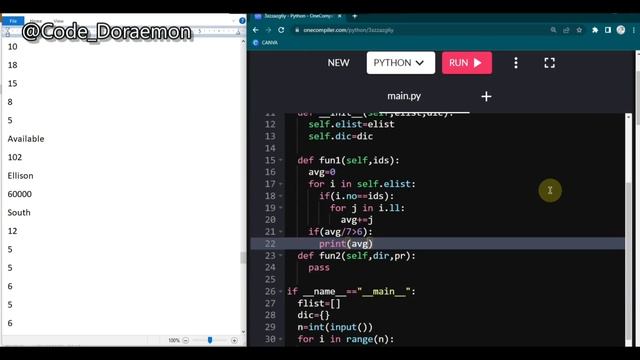 TCS IRA PYTHON 18 ST april SOL|CODE DORAEMON PYTHON|TCS IRA CPA PRA OPA DCA|PYTHON FOR BEGINNERS смотреть онлайн