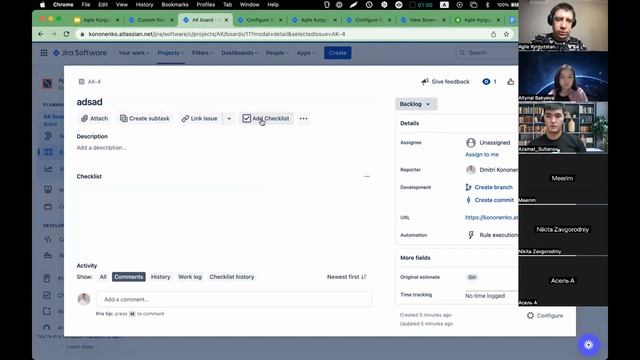 Meetup JIRA Advanced Level. Настраиваем по взрослому с Дмитрием Кононенко от Agile Kyrgyzstan смотреть онлайн