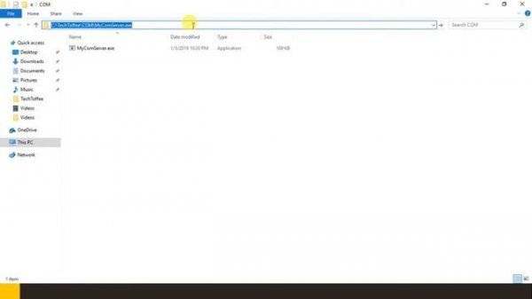 COM EXE Register and Unregister