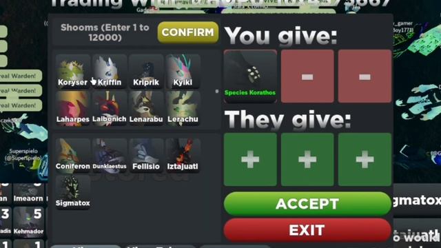 TRADING KORATHOS! ?? || Creatures of Sonaria смотреть онлайн