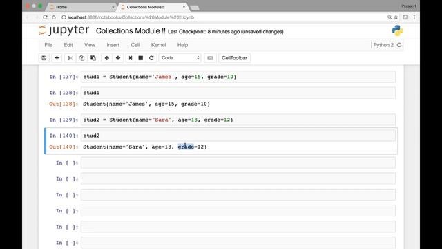 Collections Module - Namedtuple смотреть онлайн