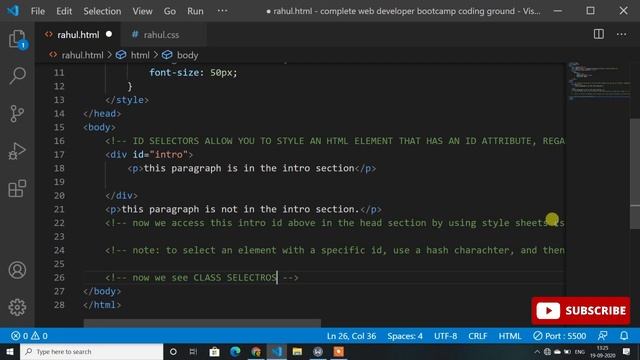 ID and CLASS selectors in CSS | How to use ID and CLASS in PROGRAMMING SIMPLE code смотреть онлайн