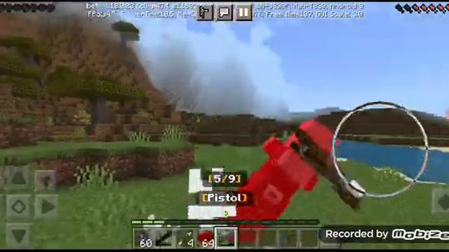 МОД на оружие в майнкрафте! 1.18.0.20 пе :) обзор мода смотреть онлайн