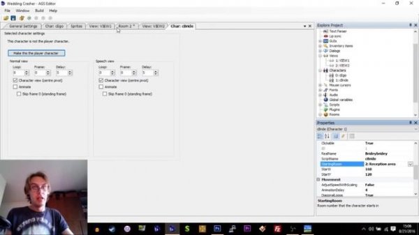 Adventure Game Studio Tutorial Episode 1, Part 2: Inventory and Hotspots