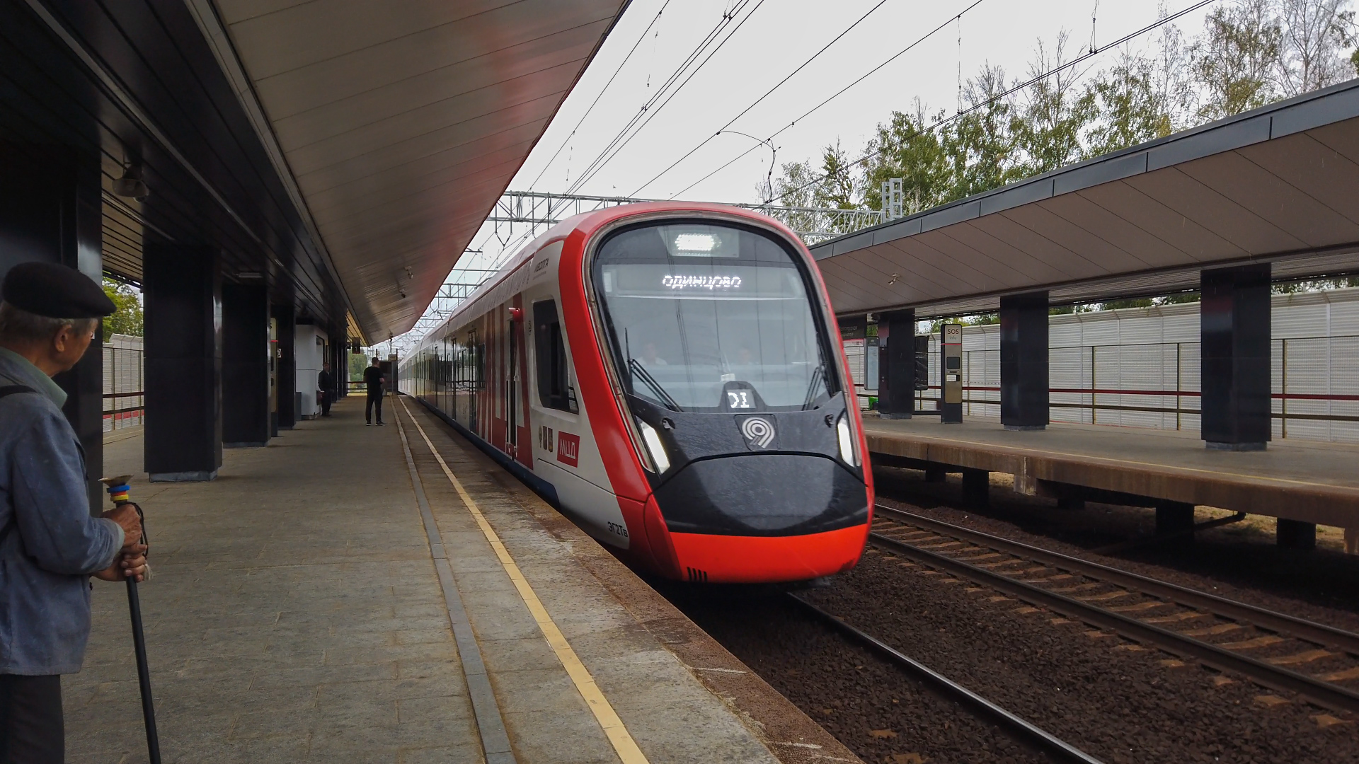 Долгопрудная - Белорусский вокзал. МЦД 1. 20.08.2022 год. смотреть онлайн