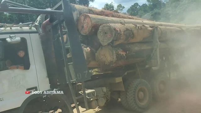 Jet darat kembali beraksi?Logging truck kalimantan смотреть онлайн
