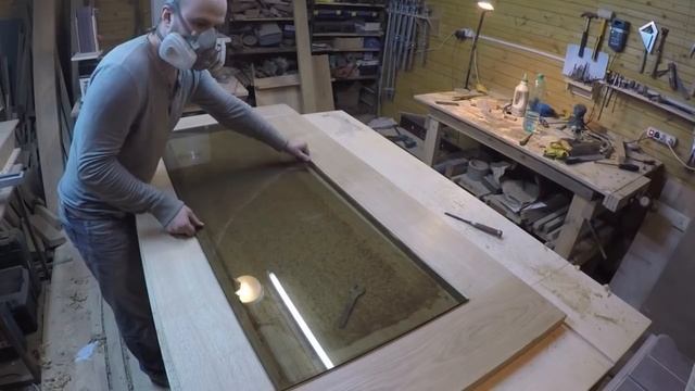 Oak dining table. Part 2 / Дубовый обеденный стол, часть 2 смотреть онлайн