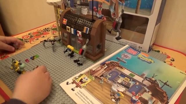 Mega Bloks The Spongebob Атака Красти Краба смотреть онлайн