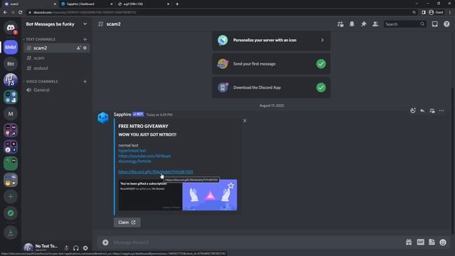 How Discord Scam Bot Messages Work! смотреть онлайн
