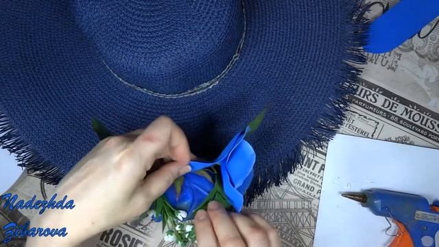 Украшение летней шляпы цветами (мастер класс) смотреть онлайн
