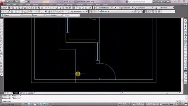 How to Create Complete 2d HOUSE PLAN in AutoCAD 1 смотреть онлайн